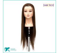 Testina Modello Donna parrucchiere TP-50 60 % Capelli Naturali 40 % Fibra