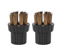 Testina Multifunzione per Scopa a Vapore, 2 Pezzi Spazzola a Vapore in Ottone per Testine di Ricambio Adatti per Spazzole Metalliche Steam Mop X5