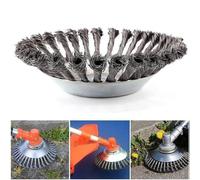 Testina Per Decespugliatore a scoppio Spazzola Per Pulizia Pavimenti 150mm 6"