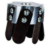 TESTINA PER DECESPUGLIATORE ZAPPETTA SUPER 6 lame fisse