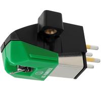 TESTINA PER GIRADISCHI AUDIO-TECHNICA AT-VM95E puntina MM per giradischi Hi-Fi, stilo ellittico, ricambio vinile, Verde
