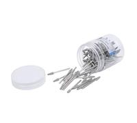 Testina per Levigatura per Manicure, Ricambio per Cavo per Trapano per Unghie 100 Pezzi Punta per Trapano per Unghie in Acciaio Al Tungsteno Al Quarzo Conico Punta per Trapano