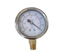 Testina per manometro sismico Manometro 76-0cm -30-filetto 1/4 diametro quadrante 60mm