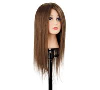 Testina per Parrucchieri Capelli Naturali Umani 100% Lunga 45/50 cm