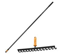 Testina per rastrello da giardino in metallo FISKARS ONECLICK con 14 denti e man