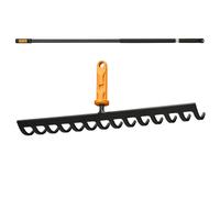 Testina per rastrello in metallo FISKARS ONECLICK a 14 denti + manico 119-174 cm
