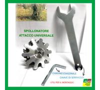 TESTINA PER SPOLLONARE ATTACCO UNIVERSALE DECESPUGLIATORE SPOLLI100 POLLONI