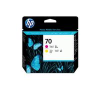 Hp testina di stampa magenta e giallo designjet 70