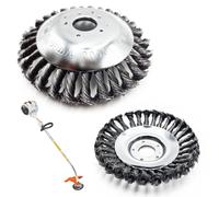 testina spazzola per decespugliatore metallo universale foro 25,4mm pulizia max