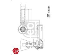 FEBI BILSTEIN 179224 Testina sterzo