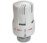 Testina termostatica bianca per radiatore TRV di ricambio M30 x 1,5 universale per tutti i produttori