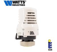 Testina testa termostatica bianca attuatore Watts Cazzaniga 148A