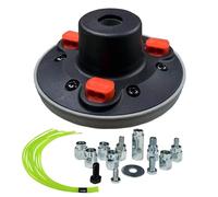 Testina universale di ricambio per decespugliatore Echo, Ego, Dewalt, Stihl e Husqvarna, include 12 fili per decespugliatore da 0,2 cm