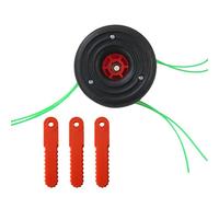 Testina universale di ricambio per decespugliatore elettrico a gas Weedeater Weedeater Weed Eater adatta per Roybi Stihl Echo Homlite Husqvarna, adatta a filettatura sinistra M10 x 1,25 albero dritto