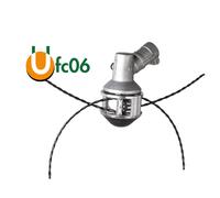 TESTINA UNIVERSALE FLASH CUTTER UFC06 PROFESSIONALE DECESPUGLIATORE ALLUMINIO