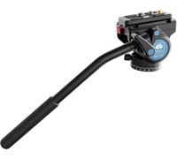 Testina Video Fluida Con Piastra a Sgancio Rapido Carico Massimo 3 Kg 360 Gradi