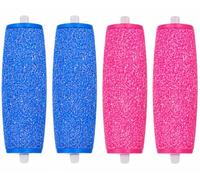 Testine a rullo di ricambio per Scholl Velvet Smooth Express Pedi, ricariche extra grossolane e regolari, lima elettrica per piedi per la rimozione dei calli della pelle dura, pacchetto pedicure