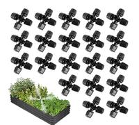 Testine di irrigazione | 20 pezzi Irrigazione Fine Regolabile, Ugelli regolabili e multiuso per giardino prato e prato