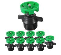 Testine di pizzico da giardino - 360 irrigatori da giardino, 10 pezzi di irrigazione per l' | Rocinatore da giardino, spruzzatore da giardino, ugello spray da giardino a 360 gradi, teste di rocci