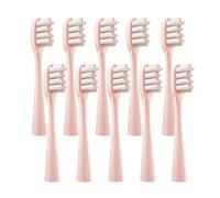 Testine di Ricambio, compatibili con Usmile Y1/U1/U2, Rosa, for spazzolino Elettrico Intelligente Dupont, 4/10 Pezzi/Set.(10PinkWhiteR)
