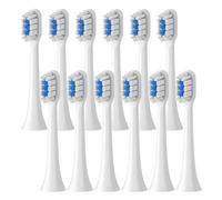 Testine Di Ricambio, Compatibili Con Xiaomi, Compatibili Con Norma Mijia, T301 T302 T501 /501CSonic Testina For Spazzolino Elettrico DuPont Ugelli A Setole Morbide(T301-302-WH-12Pcs)