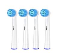 Testine Di Ricambio Da 4/12 Pezzi, Compatibili Con Spazzolino Elettrico Oral-B Advance Power/Vitality Precision Clean/Pro Health/Triumph/3D Exce(4pcs 17S White)