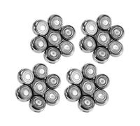 Testine Di Ricambio For Rasoio Da Uomo A 7 Lame, Kit Di Rasoi Elettrici Lavabili Galleggianti 7D, Kit Di Lame Da Taglio(4 PCS)