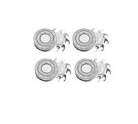 Testine Di Ricambio For Rasoio Skull Shaver, Compatibili Con Pitbull, Gold PRO(4 PCS S)