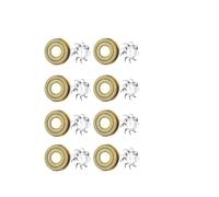 Testine Di Ricambio For Rasoio Skull Shaver, Compatibili Con Pitbull, Gold PRO(8 PCS G)