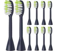 Testine Di Ricambio For Spazzolino Da 10 Pezzi, Compatibili Con Philips, Spazzolino Ricaricabile Sonicare One Series HY1200/06 BD1003/AZ(Navy Blue)