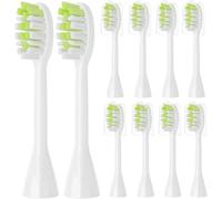 Testine Di Ricambio For Spazzolino Da 10 Pezzi, Compatibili Con Philips, Spazzolino Ricaricabile Sonicare One Series HY1200/06 BD1003/AZ(White)