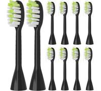 Testine Di Ricambio For Spazzolino Da 10 Pezzi, Compatibili Con Philips, Spazzolino Ricaricabile Sonicare One Series HY1200/06 BD1003/AZ(Black)