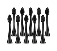 Testine di ricambio for spazzolino elettrico, 10 pezzi, testine in carbone di bambù Whiting, compatibili con Burst, Seago S9 for adulti(20pcs)