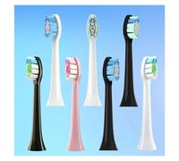 Testine di ricambio for spazzolino elettrico Brushmo, compatibili con Philips, manici for spazzolino elettrico for serie HX3HX6HX8HX9(Pink-0(4pcs))