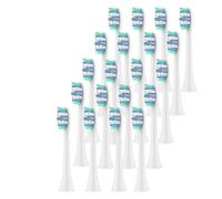 Testine di ricambio for spazzolino elettrico, compatibili con Philips, testine for spazzolino elettrico 1100 2100 4100 4300 5100 5300 6100 6500 ecc.(20pcs)