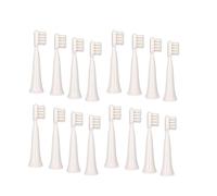 Testine di ricambio for spazzolino elettrico T100 da 4-16 pezzi for pulizia intelligente T100 sbiancante sano (Color : 16pcs T100)