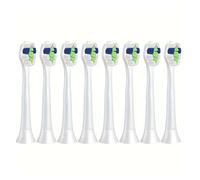 Testine di ricambio for spazzolino elettrico W2 Optimal White H6063/67 Diamond Clean White serie 3 6 9(8PCS)