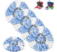 TESTINE DI RICAMBIO MOCIO 5PCS COMPATIBILI CON VILEDA H2PRO SPIN MOP KIT ACCESSO