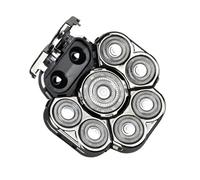 Testine Di Ricambio Per Elettrici - Teste Di Ricambio Per Con Manico A 9 Teste, Testine Di Ricambio Universale A Doppio Anello Per Rasoio Elettrico A Velocità Estrema In Acciaio