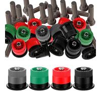 Testine di ricambio per irrigatore Rainbird, 16 ugelli regolabili ad arco variabile, gocciolatori per irrigazione, 9,8 m, compatibili con irrigatori pop-up Hunter, Orbit (10/12/15/17 Van)