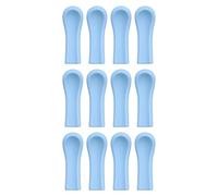 Testine di ricambio per la pulizia delle orecchie, 12 pezzi, in silicone morbido e flessibile, set di punte di ricambio per la maggior parte dei dispositivi visivi