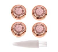 Testine Di Ricambio Per La Rimozione Dei Peli Del Viso, 4 PCS Testine Di Ricambio Per Capelli Impeccabili, Testine Di Ricambio Per Epilatore Impeccabile, Confezione Da 4 Con 1 Spazzole Per La Pulizia