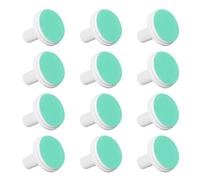 Testine di Ricambio per Limetta Unghie Elettrica Bambini 16 Pezzi | Verde Chiaro, Carta Abrasiva e Plastica, per Unghie delle Dita, Set 16pezzi
