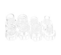Testine di Ricambio per Macchina Viso, Set 8 Pezzi in Plastica | Accessori Leggeri e Facili da Installare, per Idrodermoabrasione, Facili da Riporre e Trasportare