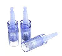 Testine di ricambio per microneedling, adatte per tutti i dispositivi Dermapen A6 + Dr Pin. Cartuccia universale di aghi nano rotondi (10 pezzi)