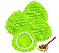 Testine di Ricambio per Mocio, Mocio Panno Pavimento Testine Compatibili con 2 in 1 Turbo EasyWring & Clean Spin Mocio Testina di Mocio per Ricambio