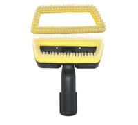 Testine di ricambio per pulitori a vapore per Karcher SC1-5 CTK1020 con setole in nylon per pavimenti in marmo piastrelle per la pulizia del bagno (trasparente+spazzola di ricambio)