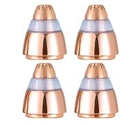 Testine di ricambio per rimozione dei peli del sopracciglio, 4 pezzi, per le donne, perfetta e liscia, in oro rosa, testa di ricambio