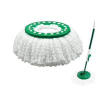 Testine di Ricambio per Rotante, Testine in Microfibra - Compatibile con a Vapore, e Altri Moci a Straccio - Ultra Assorbente e Lavabile per Pavimenti Laminato, Parquet e P
