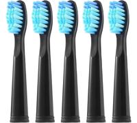 Testine di ricambio per spazzolino elettrico Dada-Tech per DT-22 Nero